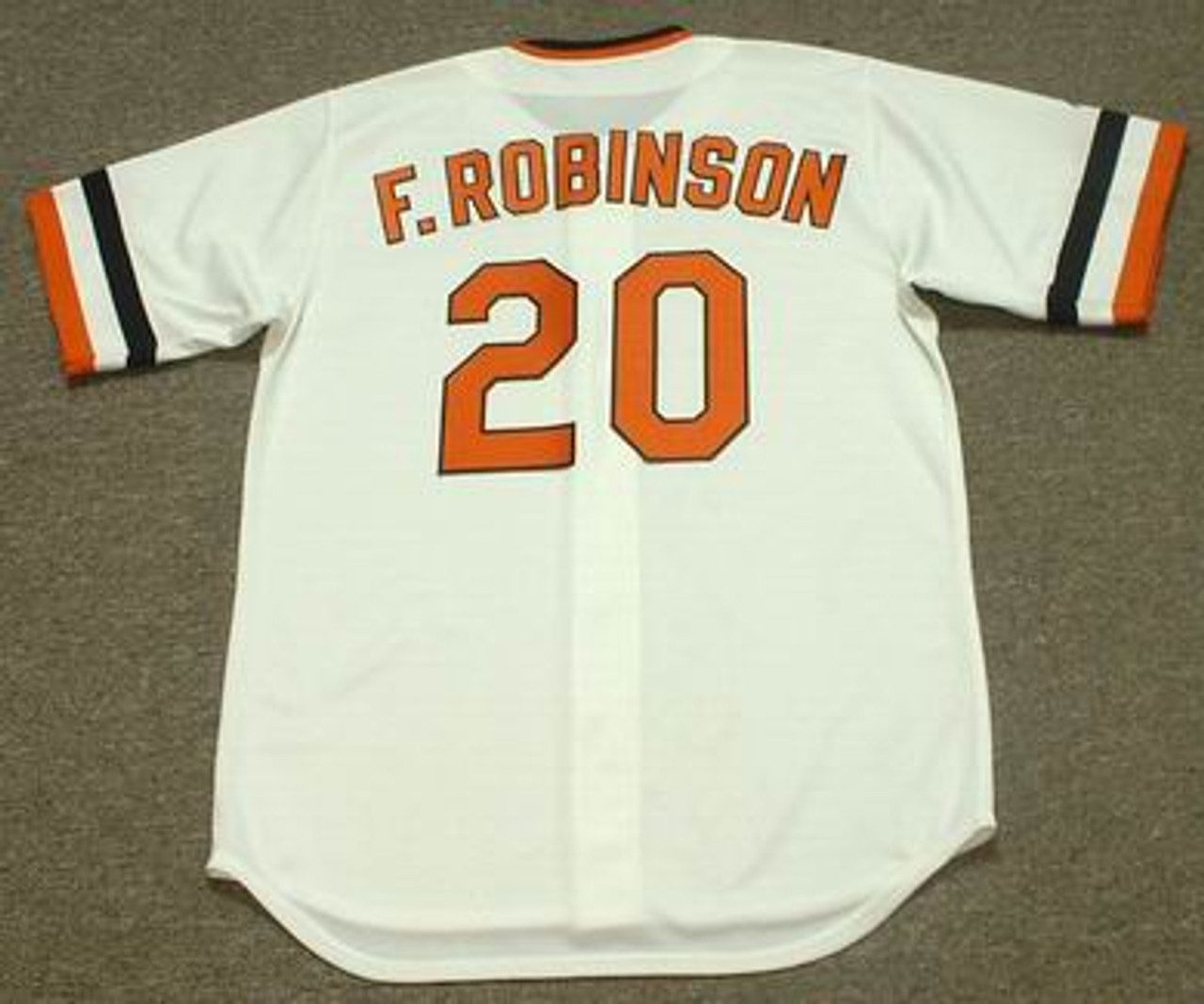 FRANK ROBINSON Baltimore Orioles 1971 Majestic Cooperstown Throwback ...