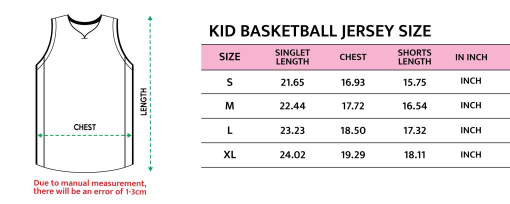 NBA Kid Basketball Jersey Size 1