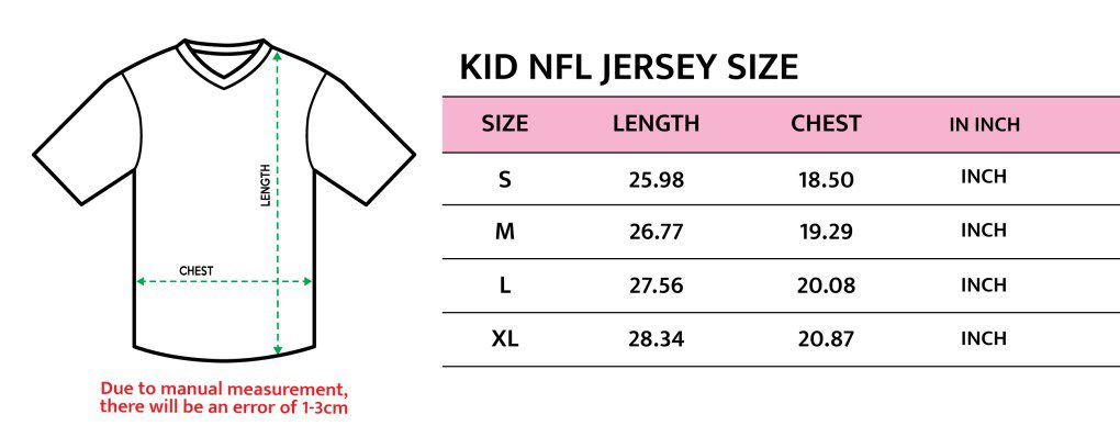 NFL Kid Jersey Size 1